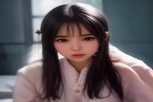 动漫美女被操内容封面，二次元动画风格色彩鲜艳角色造型