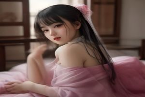 白丝美女被操内容封面，清新白色丝袜少女风格室内场景